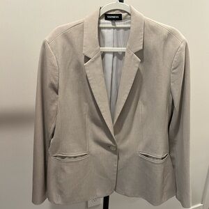 Express Tan Tweed Blazer